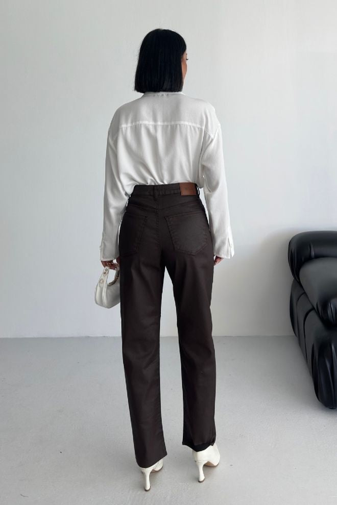 Calça RARA Elegance Castanha