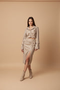 Conjunto RARA Satin Nude