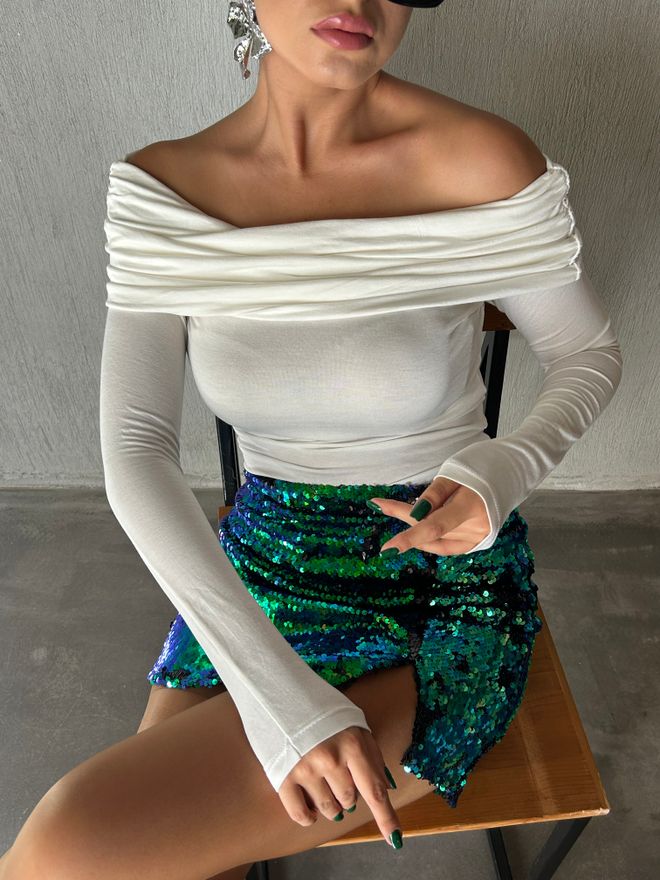 Camisola RARA Soft Shoulder Branca